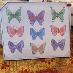 Colorful Butterfly Wall Art